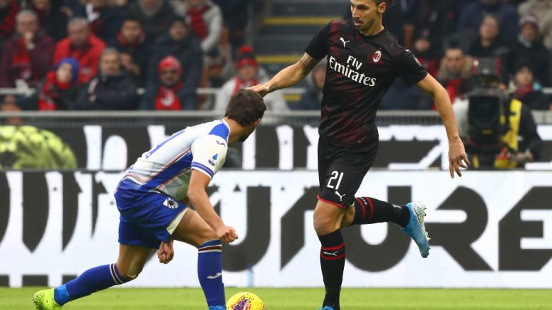 Milan 0-0 Sampdoria, nota e Ibrahimovicit dhe lojtarëve të tjerë