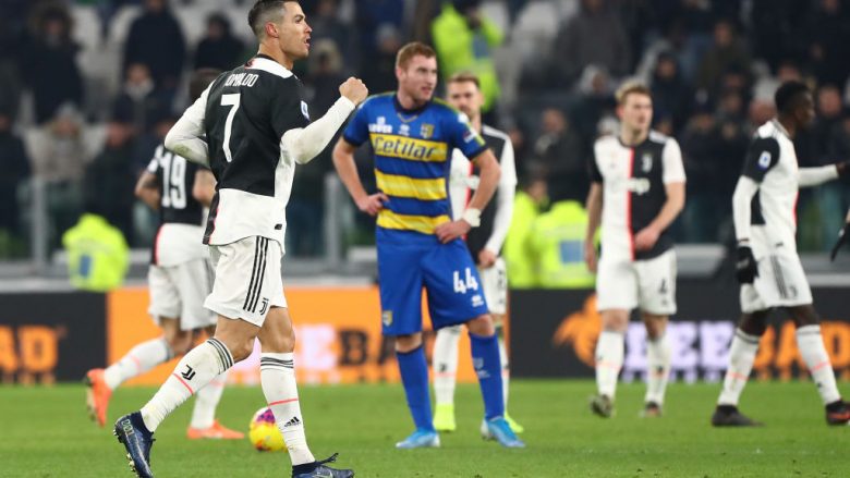 Ronaldo me dy golat e tij ia fiton tri pikë Juventusit ndaj Parmas