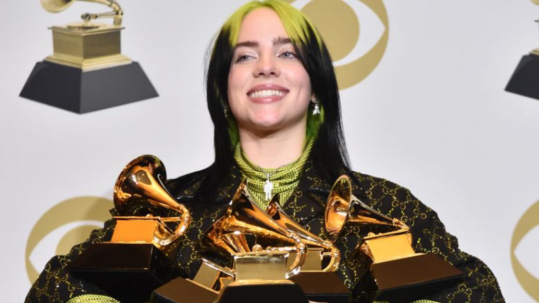 Billie Eilish shkruan historinë në “Grammy Awards 2020” duke fituar katër çmimet kryesore