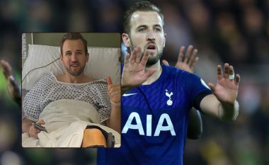 Harry Kane publikoi fotografi pas operacionit duke e shikuar ndeshjen Tottenham – Liverpool