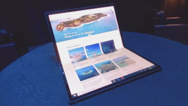 Intel shfaq tabletin e palosshëm që kthehet në një ekran gjigant