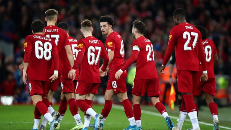 Të rinjtë e Liverpoolit mposhtin Evertonin, Reds kalojnë tutje në Kupën FA