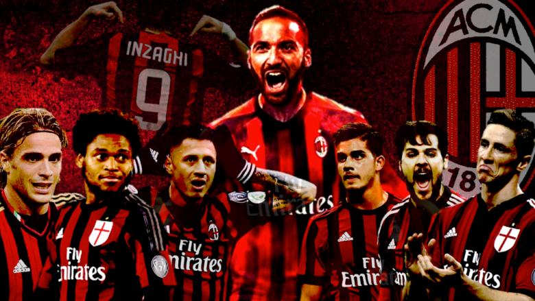 Mallkimi i numrit 9 te Milani: Pas Inzaghit këtë fanellë e kanë veshur nëntë sulmues, ku të gjithë së bashku shënuan 44 gola