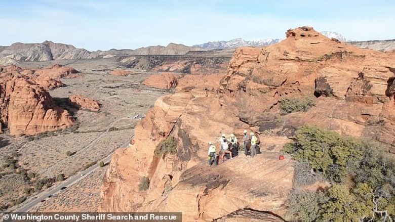 Njësitet për shpëtim nuk kishin litar aq të gjatë për t’i dalë në ndihmë, droni ndihmoi në shpëtimin e alpinistes që mbeti poshtë një shkëmbi të lart 120 metra