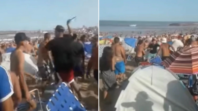 Përleshje masive në një plazh në Argjentinë – e gjitha filloi kur një turist u kërkoi disa të rinjve t’ia ndalin zërin muzikës