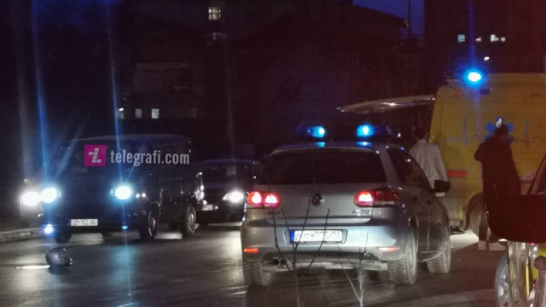 Aksident në Mitrovicë, lëndohet motoçiklisti