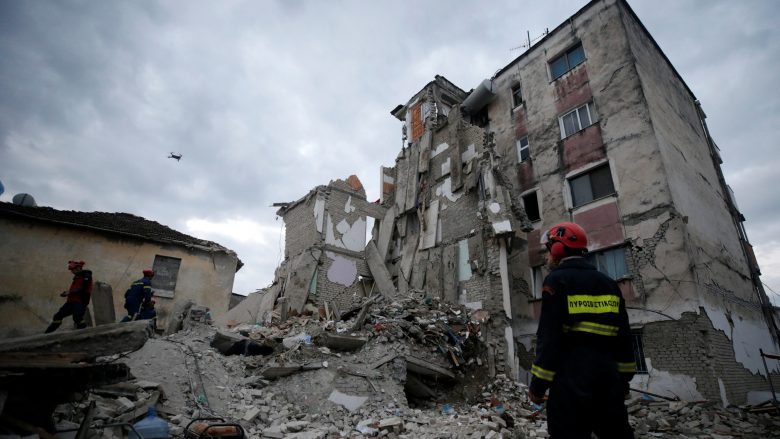 Pamje nga tërmeti shkatërrimtar në Shqipëri