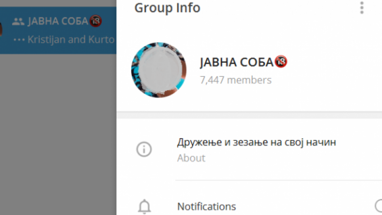 Në një grup në “Telegram” shpërndahen fotografi eksplicite të nxënësve të shkollave të mesme të Maqedonisë