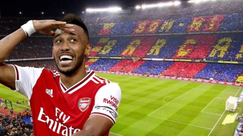 Barcelona tenton huazimin e Aubameyangut nga Arsenali