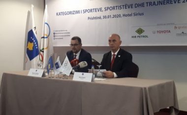 KOK-u publikon rezultatet e kategorizimit të federatave të sportit për 2020