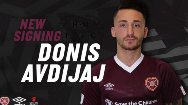 Zyrtare: Donis Avdijaj transferohet te Hearts