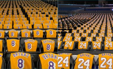 Lakers luajnë për herë të parë që nga vdekja e Bryant, në palestër është nga një fanellë për secilin tifoz