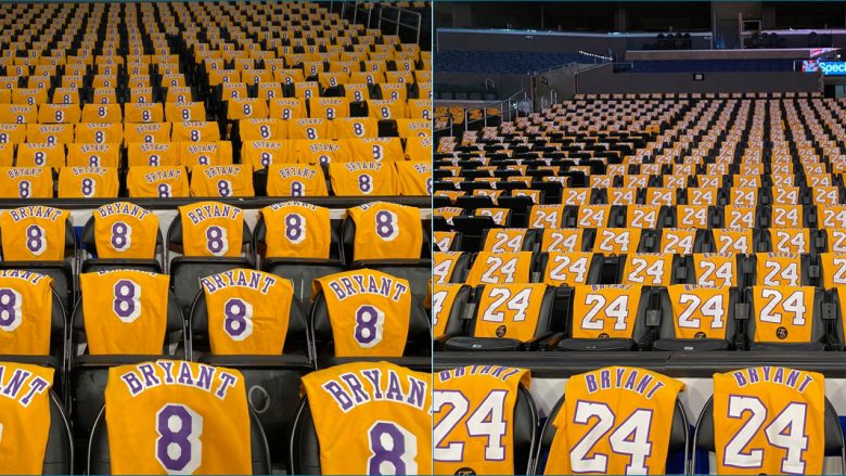 Lakers luajnë për herë të parë që nga vdekja e Bryant, në palestër është nga një fanellë për secilin tifoz