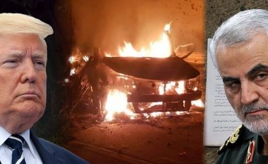 Pamjet ku shihet trupi i gjeneralit Soleimani duke u djegur – menjëherë pas sulmit me dron nga SHBA