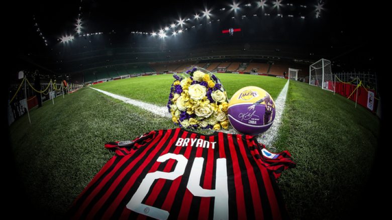 Milani dhe tifozët kuqezi nderojnë legjendën Kobe Bryant