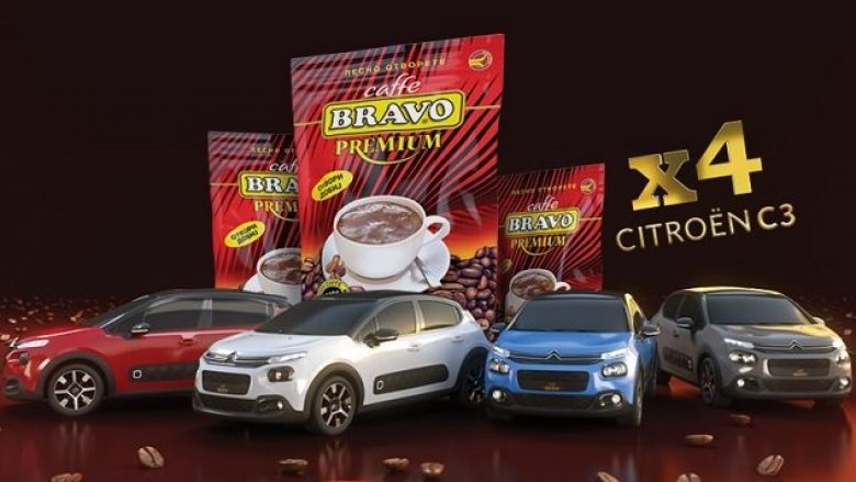 Vozit “Citroën C3” me lojën e re shpërblyese të “Caffe Bravo Premium”