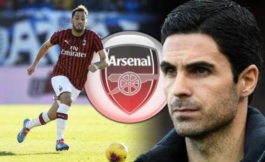 Calhanoglu pëlqehet nga Arteta, Arsenali kërkon t’ia plotësojë dëshirën