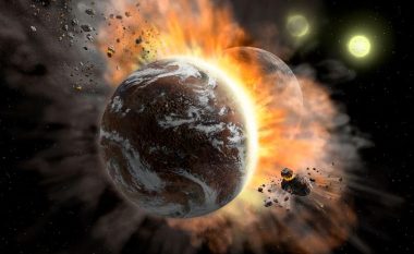 Pasojat shkatërruese të përplasjes në mes të dy ekzoplanetëve – gjë që supozohet se ka ndodhur dhjetë vjet më parë