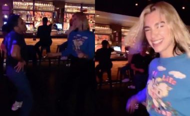 Dua Lipa argëtohet duke vallëzuar në një klub homoseksualësh në New York