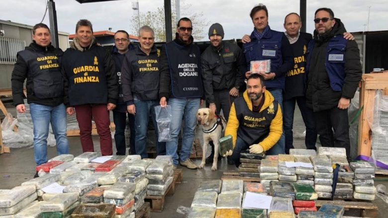 333 kg kokainë e kapur në Itali u porosit në Brazil nga Ndragheta dhe mafia shqiptare