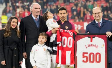 Jesus Navas me rekord absolut, 500 ndeshje me fanellën e Sevillas