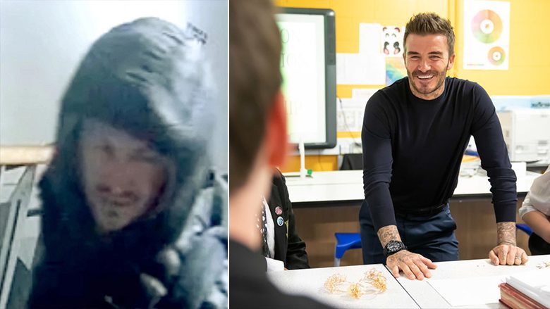Policia publikon imazhin e një personi në kërkim që xhiroi fshehurazi një 20-vjeçare në tualet – ai ka ngjashmëri ‘të frikshme’ me David Beckham