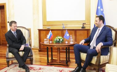 Kryeparlamentari Konjufca vlerëson lart mbështetjen e Sllovenisë për Kosovën 