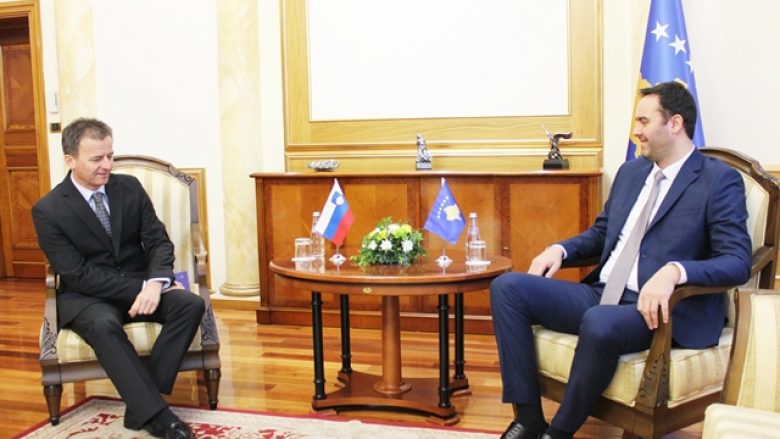 Kryeparlamentari Konjufca vlerëson lart mbështetjen e Sllovenisë për Kosovën 
