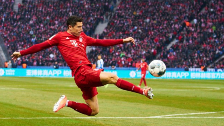 Bayerni fiton me rezultat bindës ndaj Hertha Berlinit