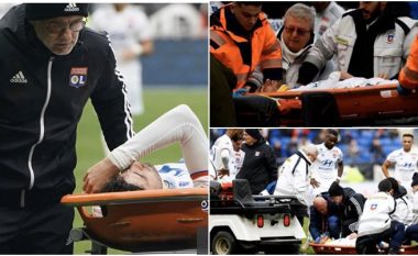 Talenti i Lyonit humb vetëdijen në ndeshjen kundër Toulouses – Terrier u largua nga fusha me ndihmë të shpejtë