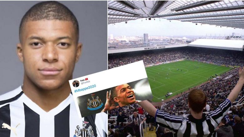 Tifozët e Newcastle të gëzuar jashtë mase rreth blerjes së mundshme të klubit nga princi saudit, bëjnë trend në rrjetet sociale blerjen e Mbappes