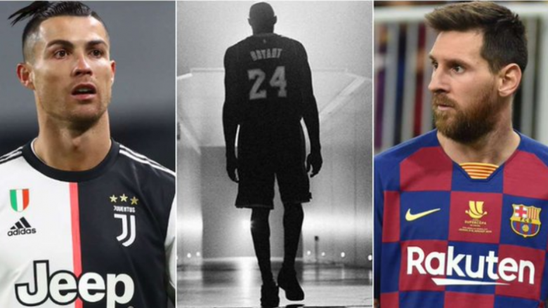Të shokuar nga vdekja e Kobe Bryant – Ronaldo e Messi nuk mund ta besojnë tragjedinë që ka ndodhur