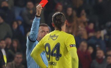 Federata Turke e Futbollit merr vendim për kartonin e kuq të Vedat Muriqit