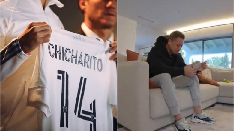 Biseda emocionuese dhe me lot në sy e Chicharitos me prindërit e tij para kalimit te LA Galaxy