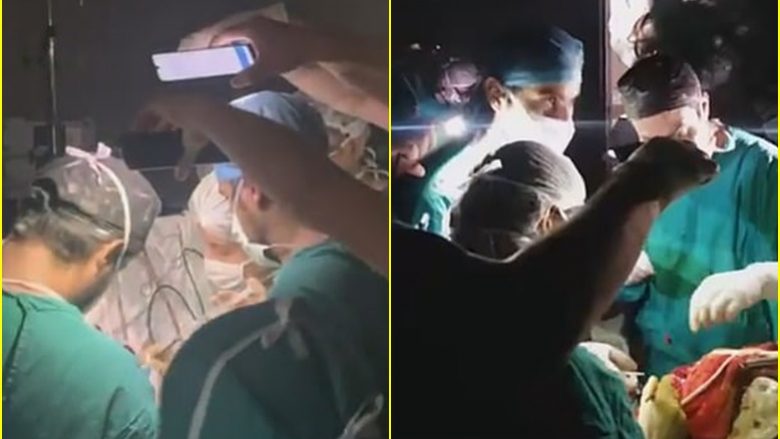 Ndalet rryma në një spital në Kili, kirurgët detyrohen të përdorin celularët për të vazhduar operacionin në tru