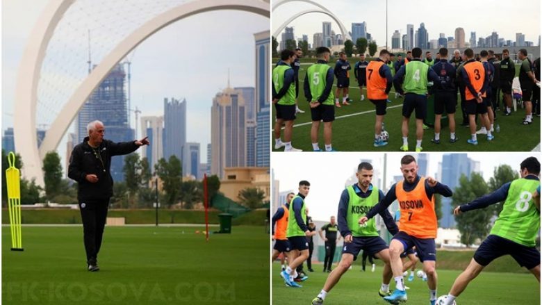 Kosova zhvillon stërvitjen e parë në Katar, po përgatiten për ndeshjen ndaj Suedisë