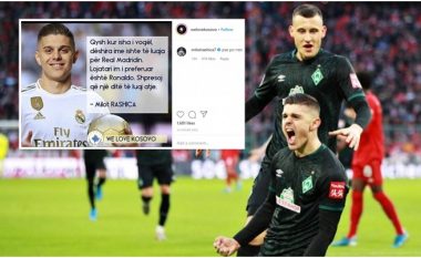 Milot Rashica reagon ndaj një postimi në rrjetet sociale se dëshiron të luajë për Real Madridin: Pse po rreni