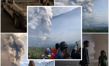 Mijëra persona largohen nga shtëpitë e tyre në Filipine, derisa vullkani hedh shumë pluhur në ajër