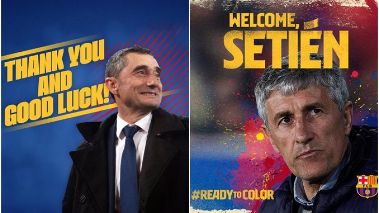 Zyrtare: Ernesto Valverde largohet, Quique Setién trajner i ri i Barcelonës