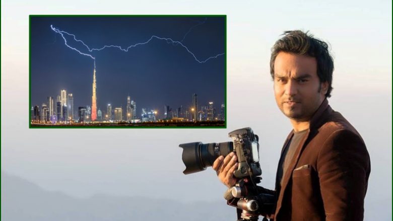 Fotografi priti shtatë vjet për të kapur momentin kur rrufeja godet ndërtesën më të lartë në botë
