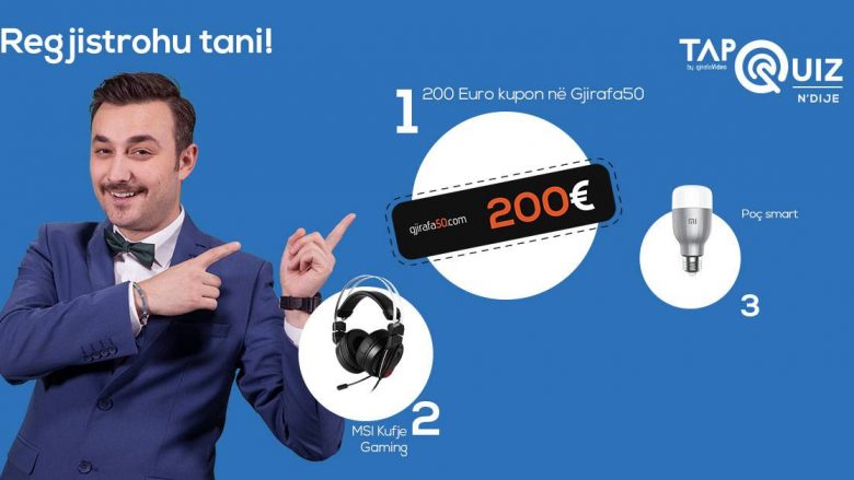 Fito 200 euro sonte në Tap Quiz: Regjistrohuni dhe luani