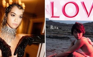 Rita Ora pozon ‘topless’ për Revistën “Love”, ekspozon pa druajtje gjoksin dhe linjat trupore (Foto, +16)