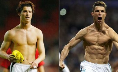 Nëntë futbollistët që arritën të formonin një trup të mahnitshëm – Nga Ronaldo te Adama Traore, Hulk dhe Rashford