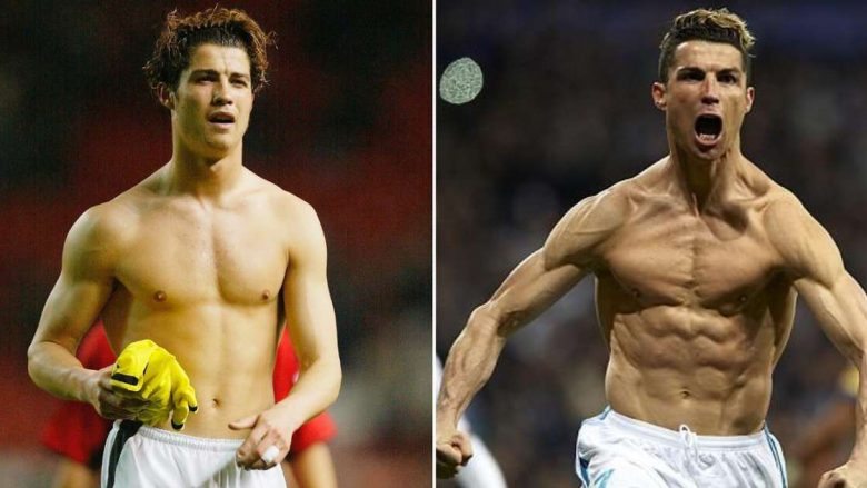 Nëntë futbollistët që arritën të formonin një trup të mahnitshëm – Nga Ronaldo te Adama Traore, Hulk dhe Rashford