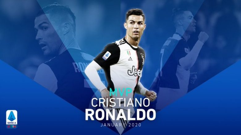 Ronaldo zgjidhet lojtari më i mirë i muajit janar në Serie A