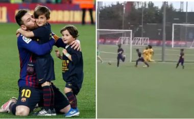 Thiago shënon gol të shkëlqyeshëm tek të rinjtë e Barçës dhe bëhet viral duke u cilësuar ‘Lionel Messi i ardhshëm’