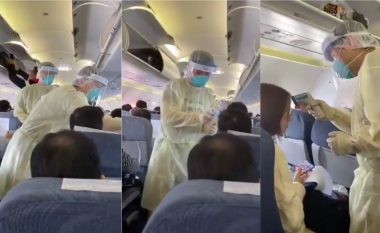 Virusi vdekjeprurës kinez, shqetësimi po merr përmasa të mëdha – pamje që tregojnë “skanimin” edhe të pasagjerëve në aeroplan