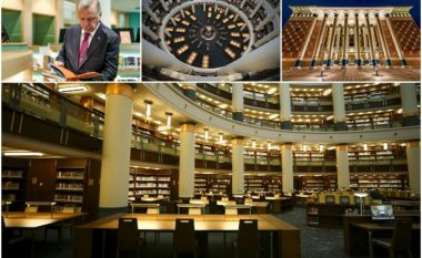 Erdogan hap dyert e bibliotekës së jashtëzakonshme në pallatin presidencial në Ankara
