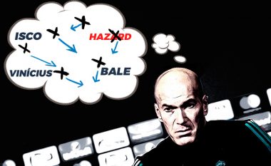 Pa Eden Hazardin në dy ndeshjet më të rëndësishme të sezonit – si mund të luajë Zinedine Zidane ndaj Man Cityt e Barcelonës