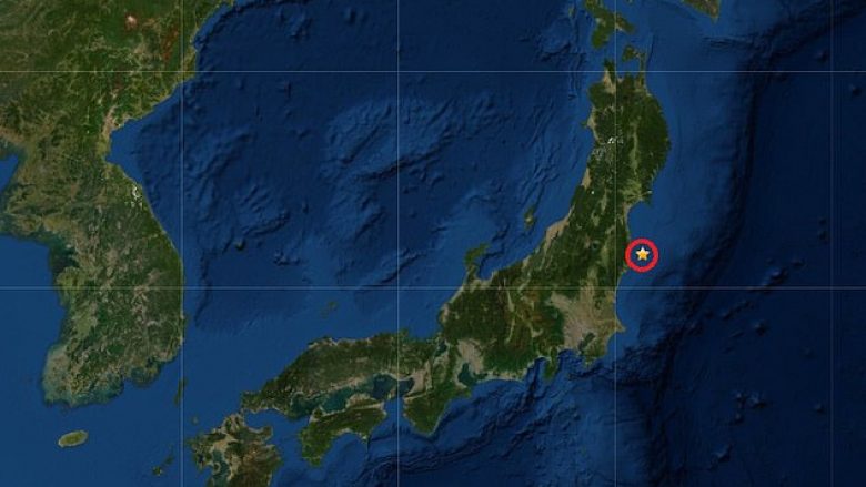 Një tërmet i madh me magnitudë 7,0 godet Japoninë dhe Rusinë